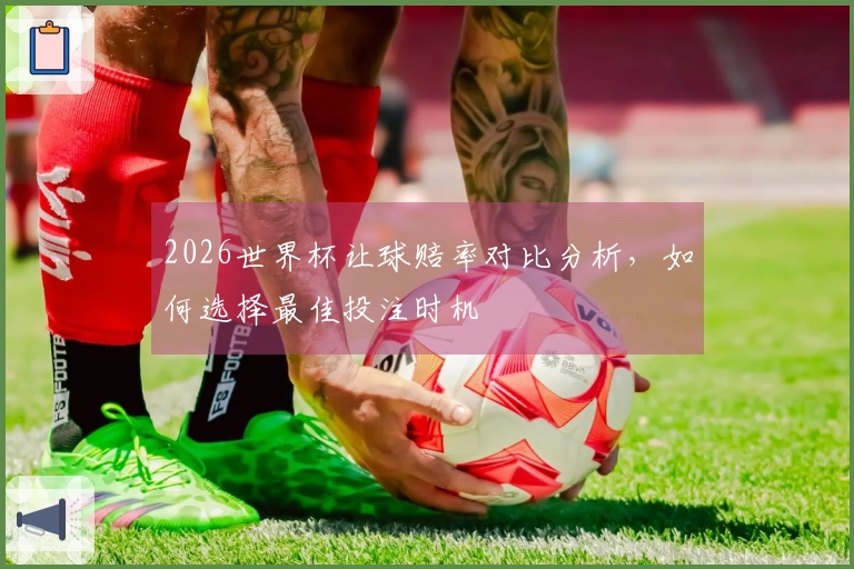 2026世界杯让球赔率对比分析，如何选择最佳投注时机
